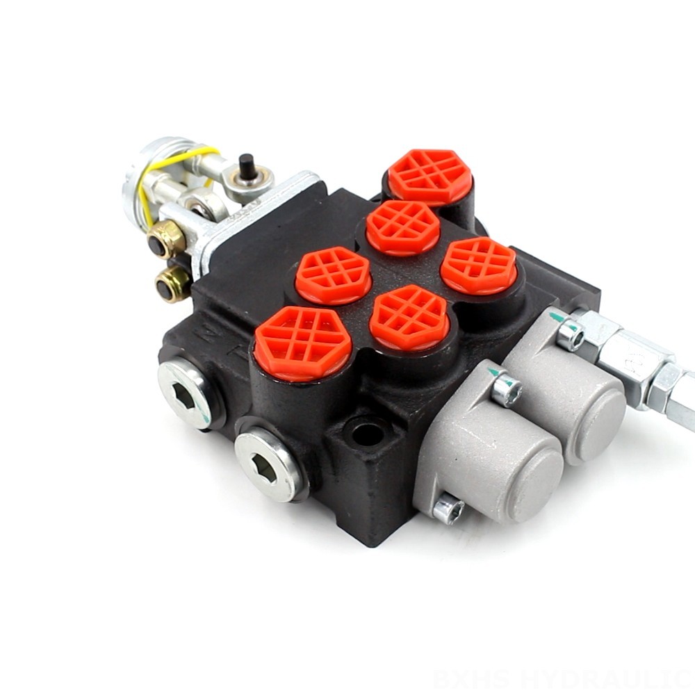 4 Spool Hydraulic Valve Monoblock P40-2OT Spool Hydraulic Valve | Factory Direct & Customizable image